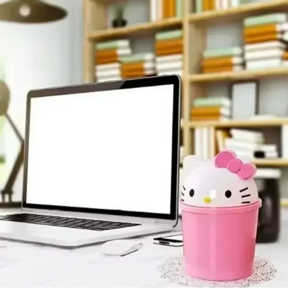 Hello Kitty Mini Trash Can - Picture 2 of 3